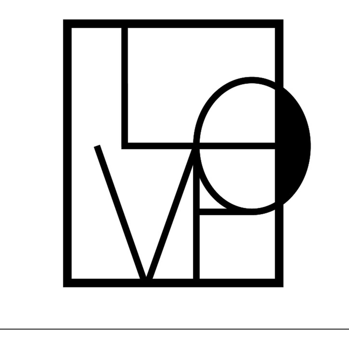 Love Theme  Wall Art Metal Decorative Object - Black - Black – image 2