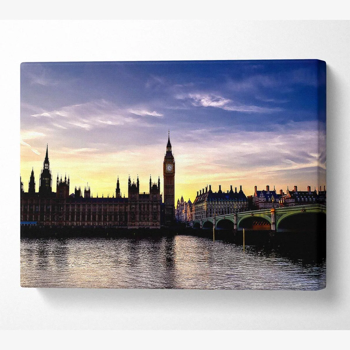 London Uk Canvas Print Wall Art - Yellow / 101.6cm – image 1