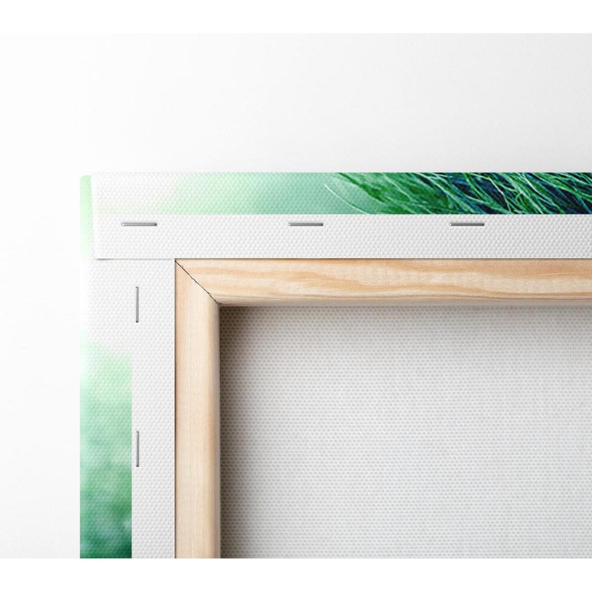 Pure Grass Canvas Print Wall Art - Yellow / 50.8cm – image 3