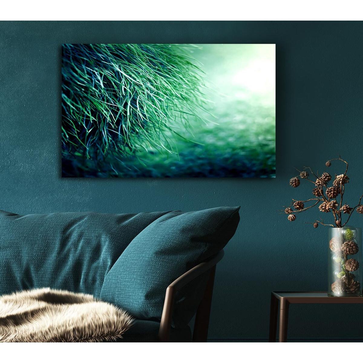 Pure Grass Canvas Print Wall Art - Yellow / 50.8cm – image 5