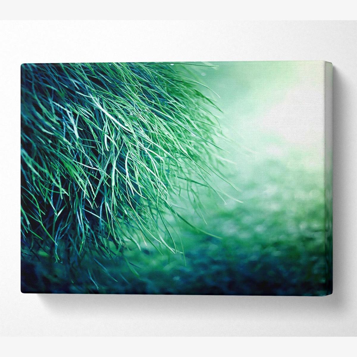 Pure Grass Canvas Print Wall Art - Yellow / 50.8cm – image 1