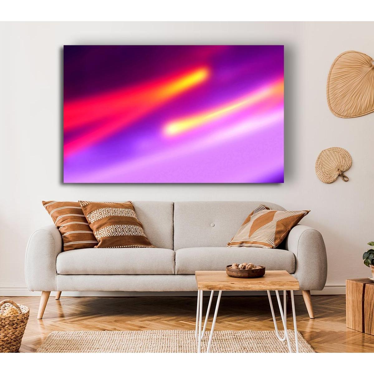 Light Orbs Canvas Print Wall Art - Yellow / 35.56cm – image 4