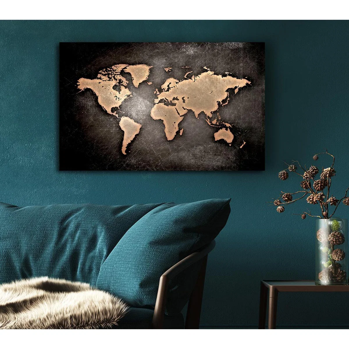 Grunge World Map - 35.6cm – image 5