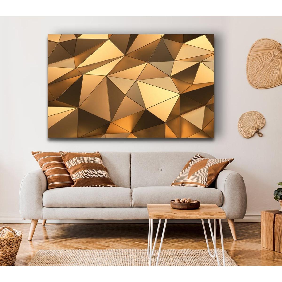 Gold Geometric Triangles shining - 66cm – image 3