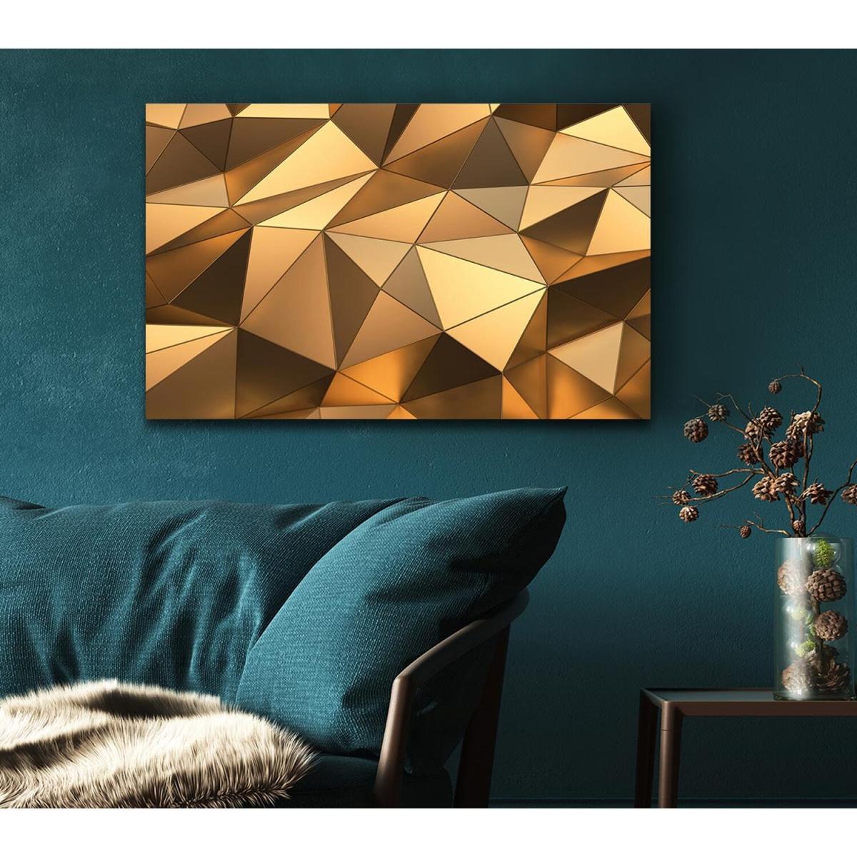 Gold Geometric Triangles shining - 66cm – image 4