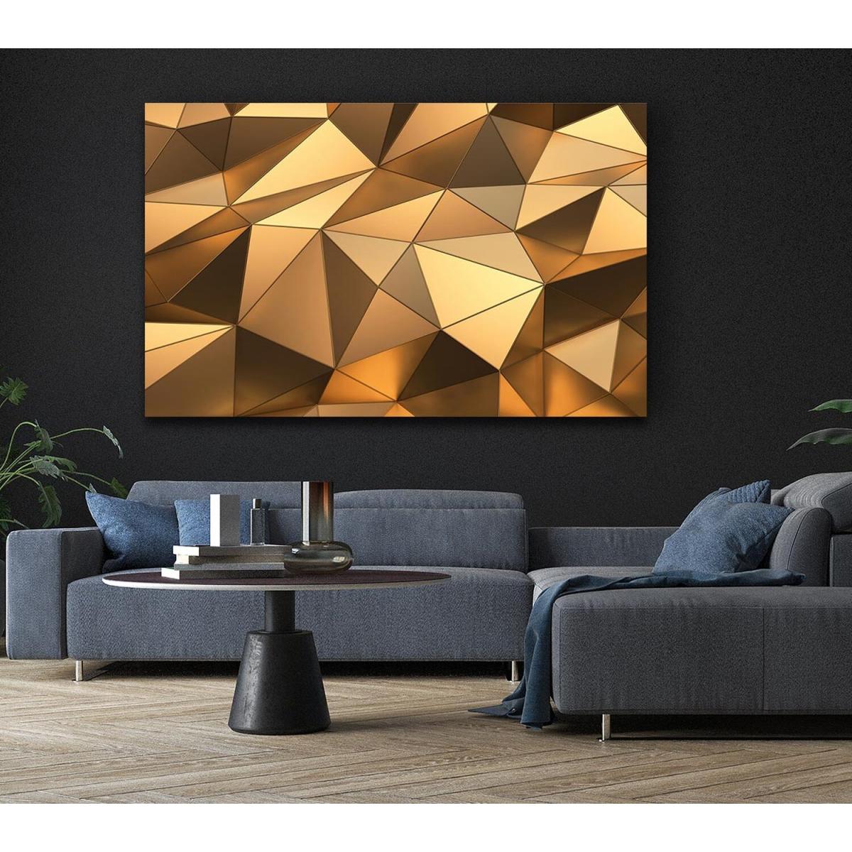 Gold Geometric Triangles shining - 66cm – image 5