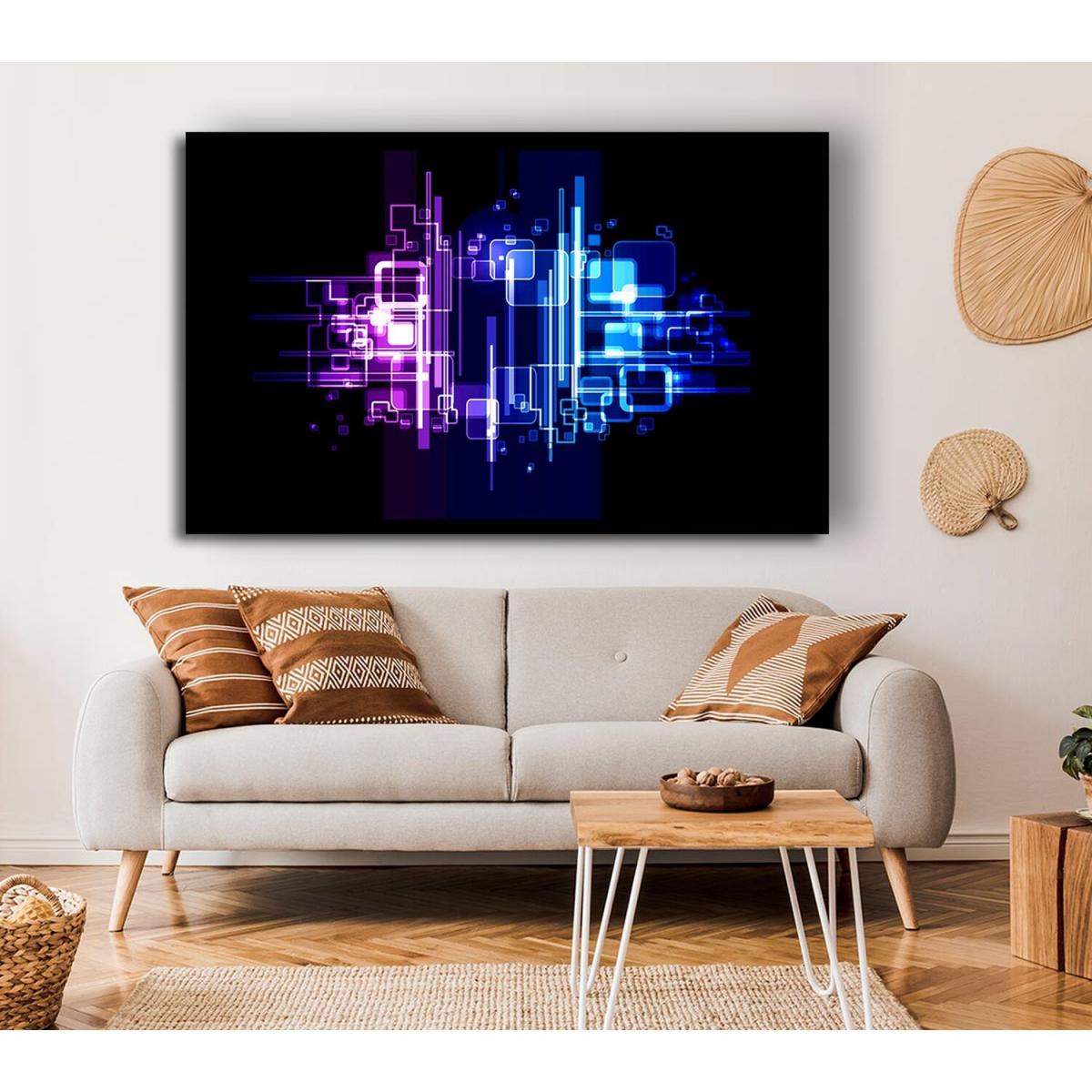 Polar Opposites Canvas Print Wall Art - Yellow / 81.28cm – image 4