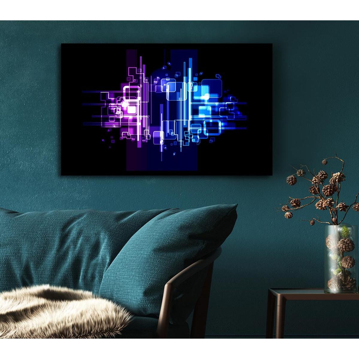 Polar Opposites Canvas Print Wall Art - Yellow / 81.28cm – image 5