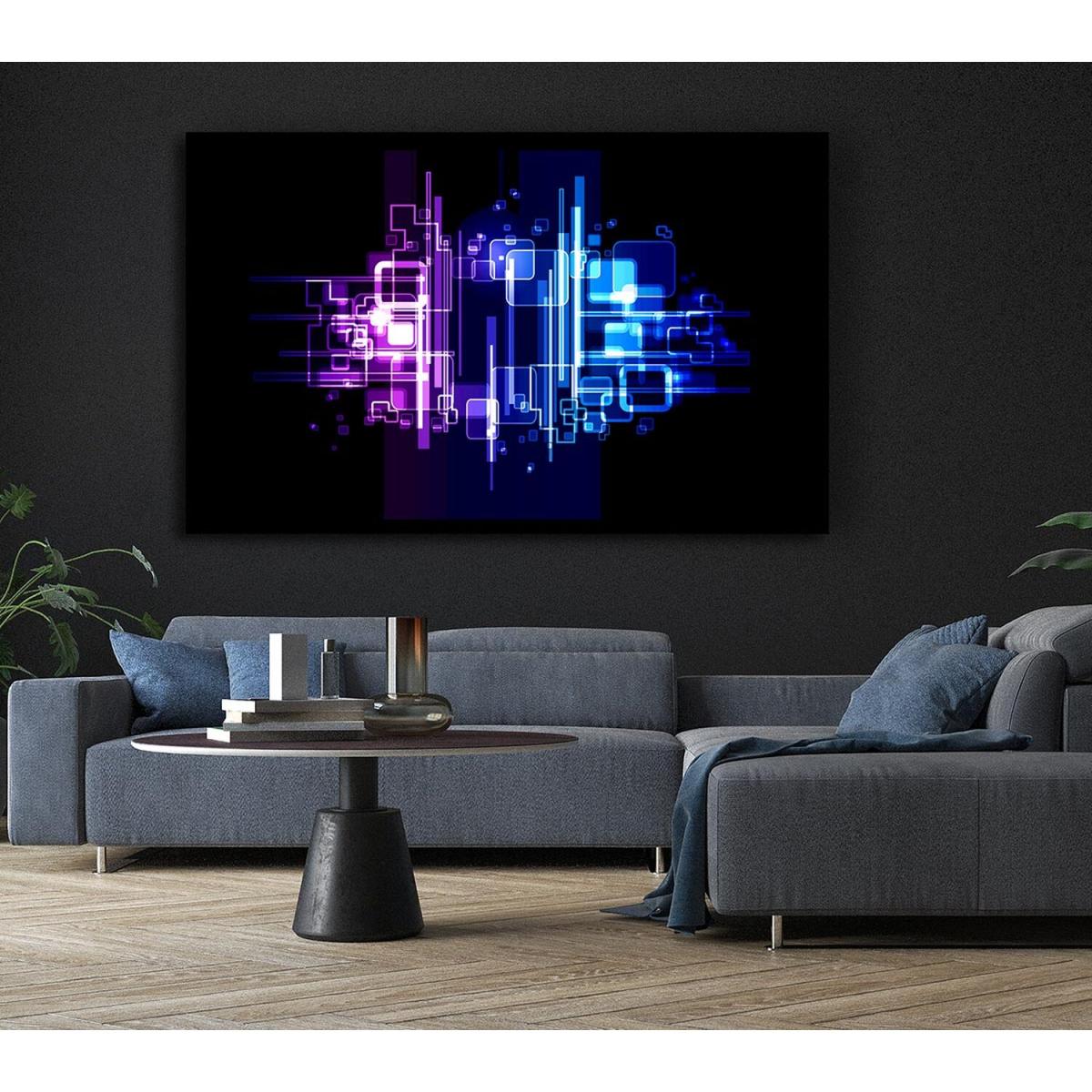 Polar Opposites Canvas Print Wall Art - Yellow / 81.28cm – image 6