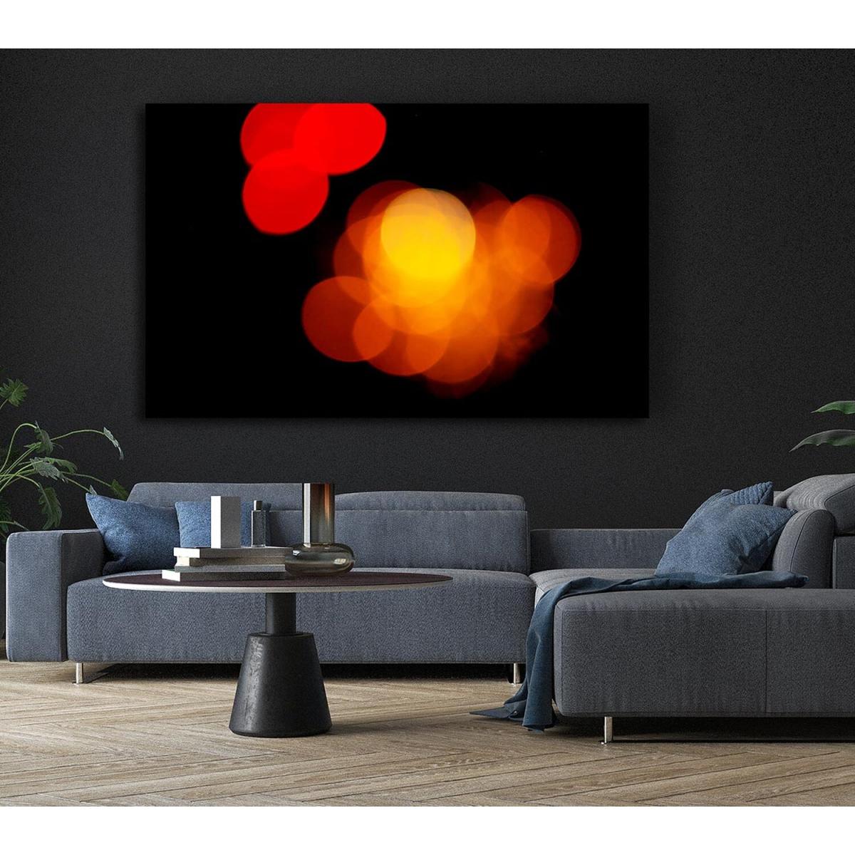 Golden Red Berries Canvas Print Wall Art - Yellow / 66.04cm – image 6