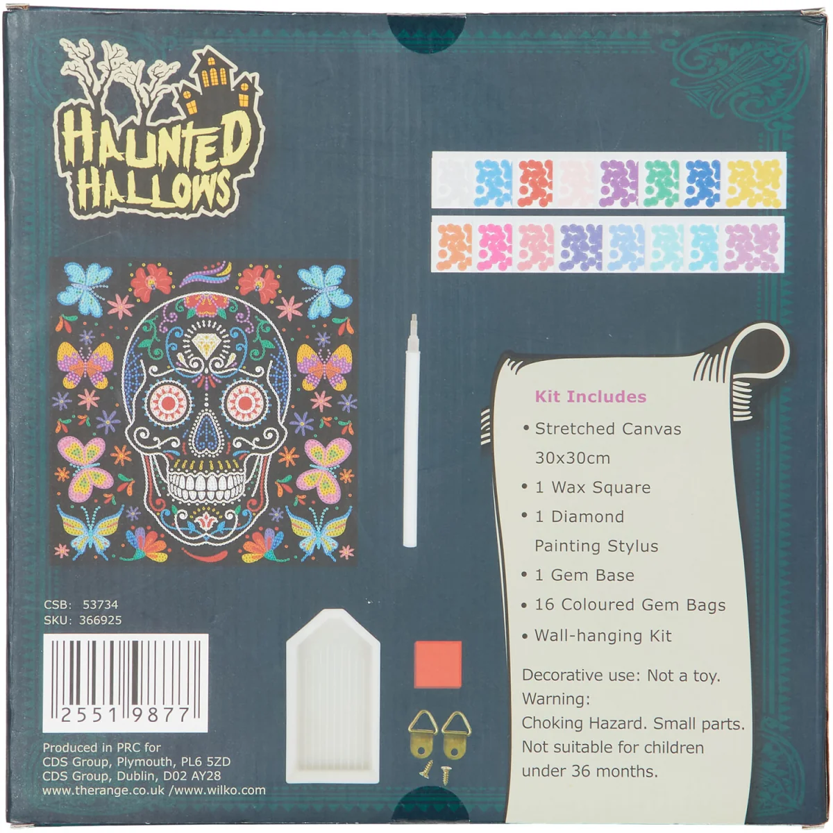Glow In The Dark Skull Diamond Painting – image 2
