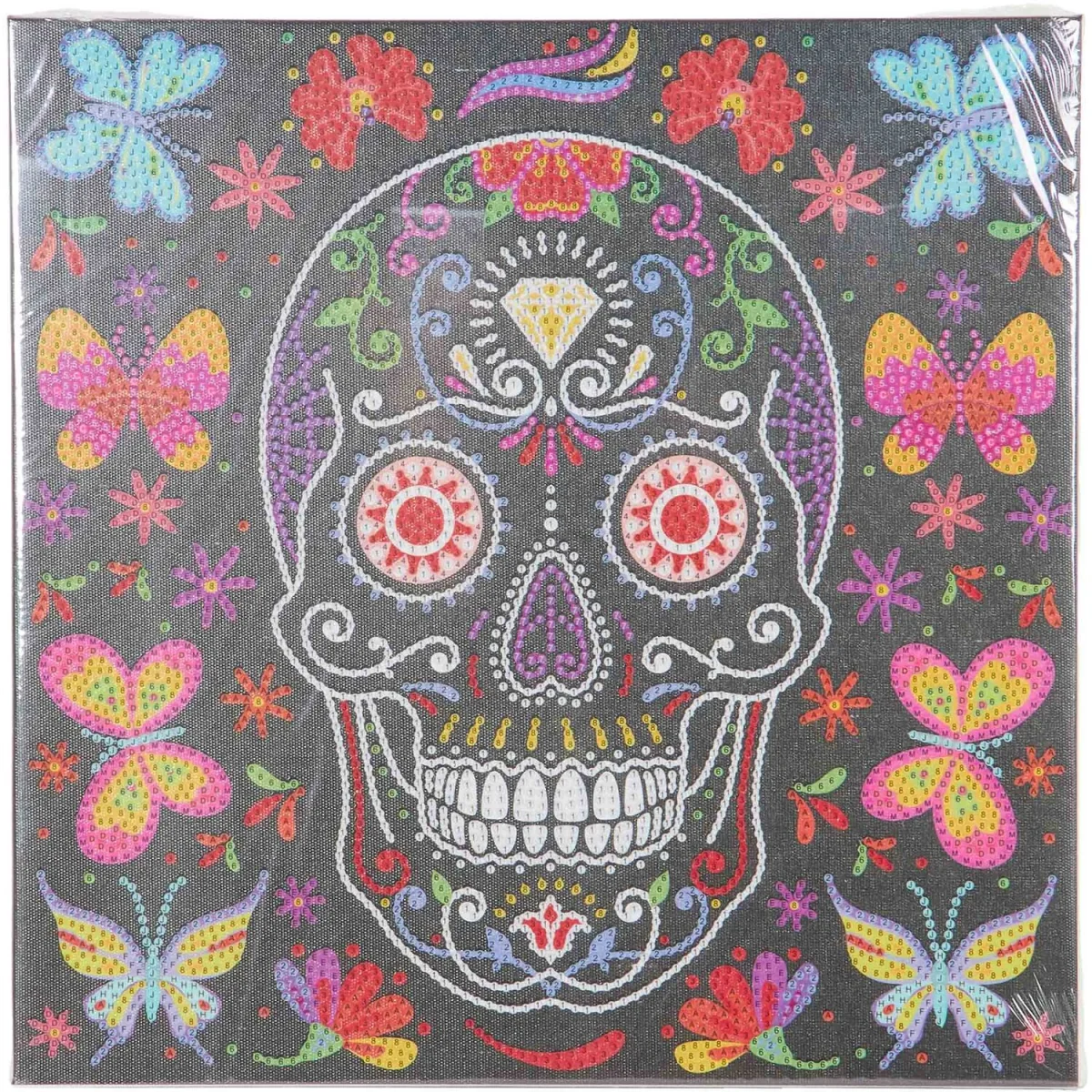 Glow In The Dark Skull Diamond Painting – image 3