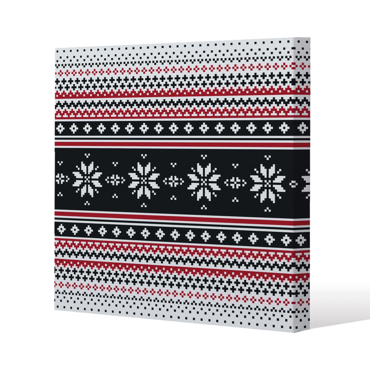 Abstract Gallery Christmas Canvas - Red / 90cm – image 2