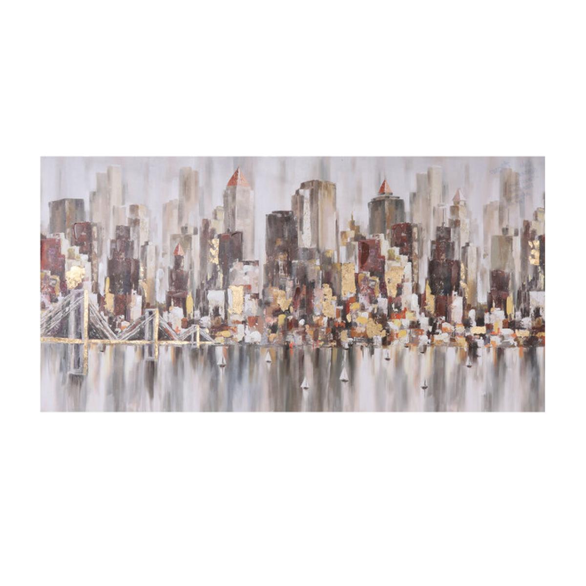 Abstract City Scene Canvas – image 1