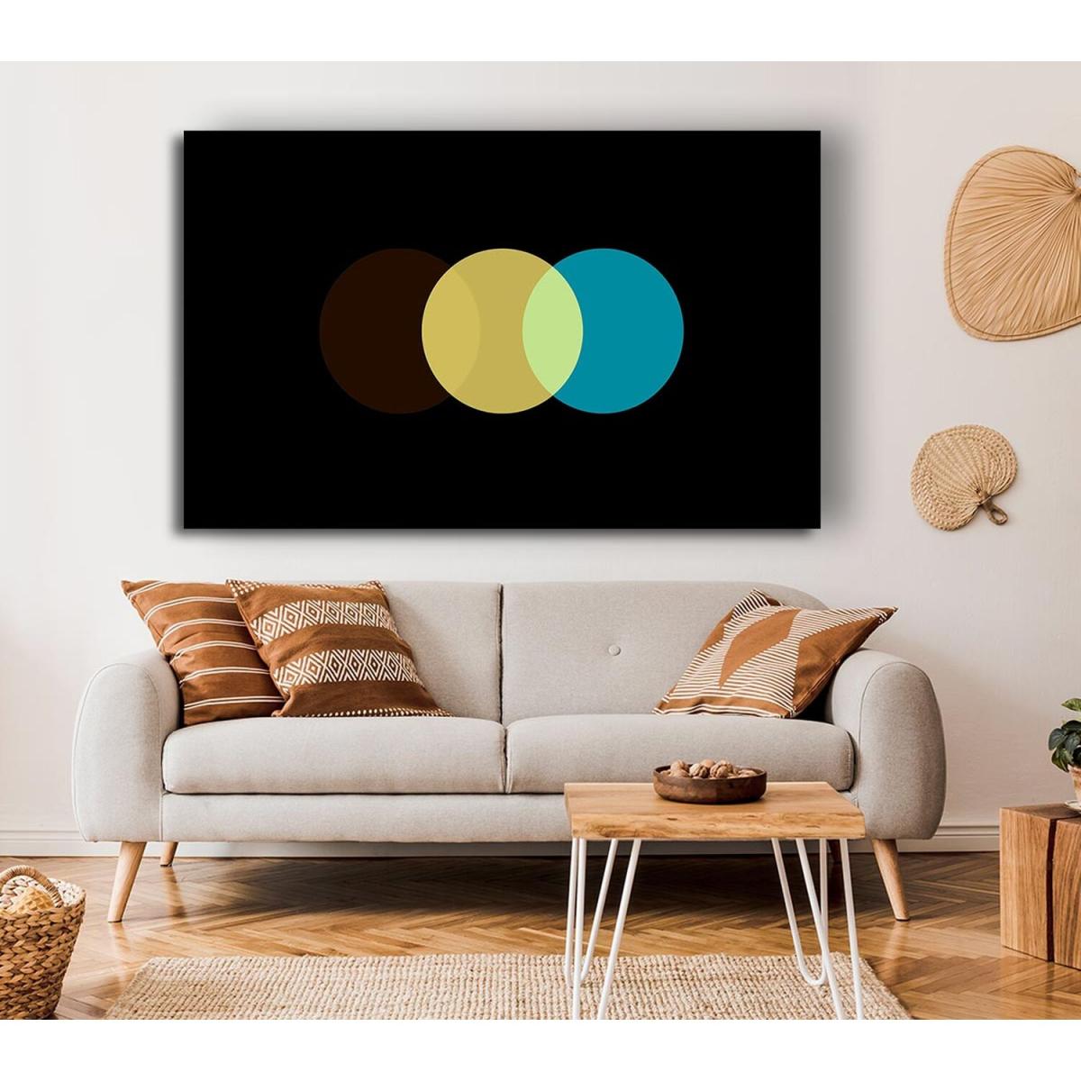Triple Headlight Canvas Print Wall Art - Yellow / 35.56cm – image 3