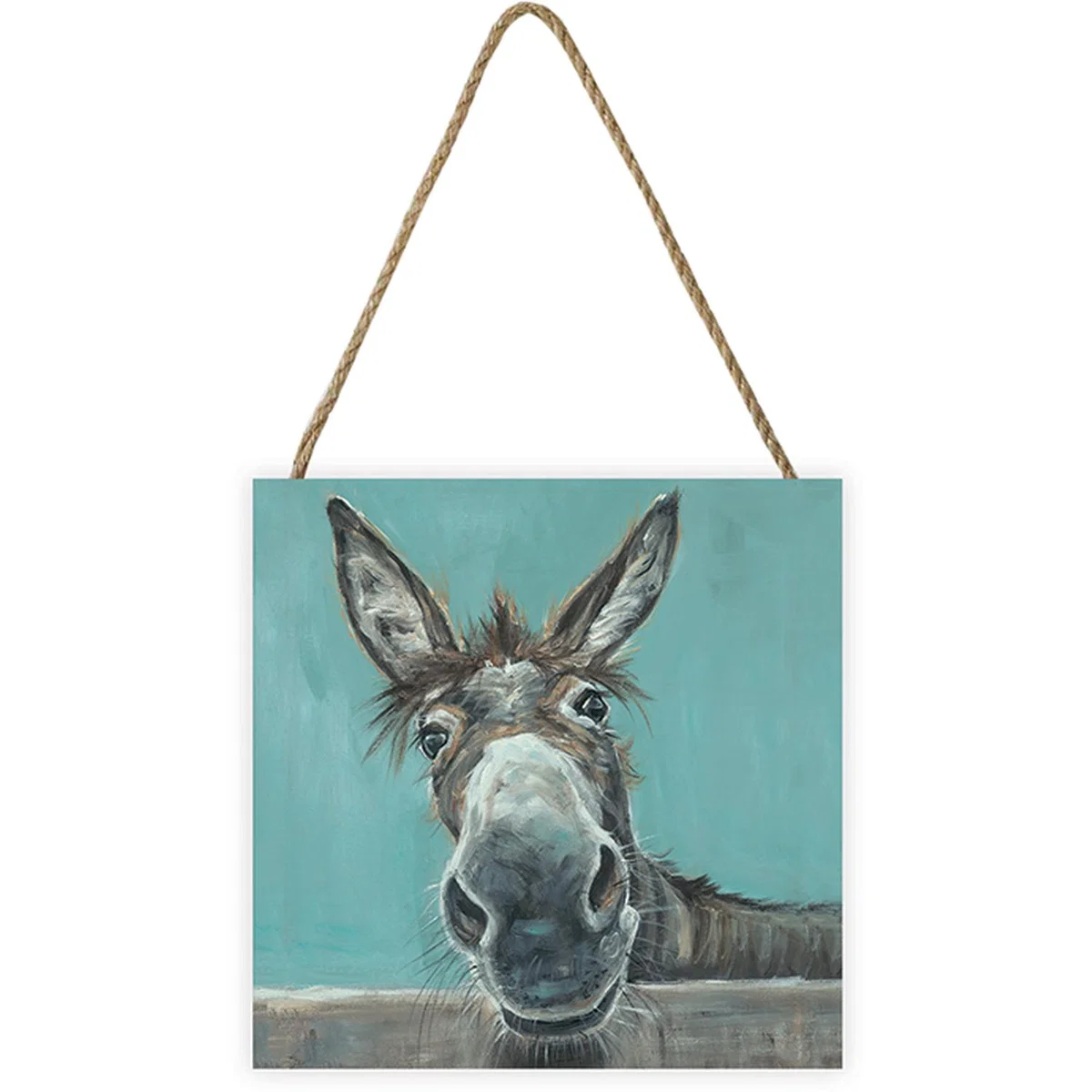Louise Brown (Well Hello There) 20X20 Wooden Block - White – image 2