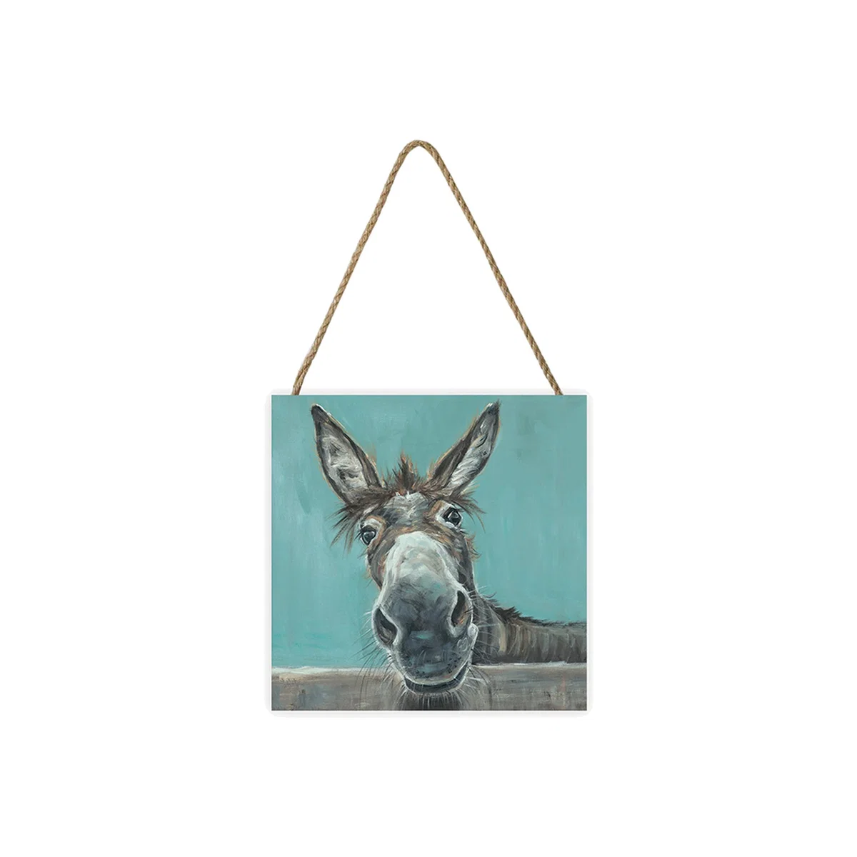 Louise Brown (Well Hello There) 20X20 Wooden Block - White – image 1