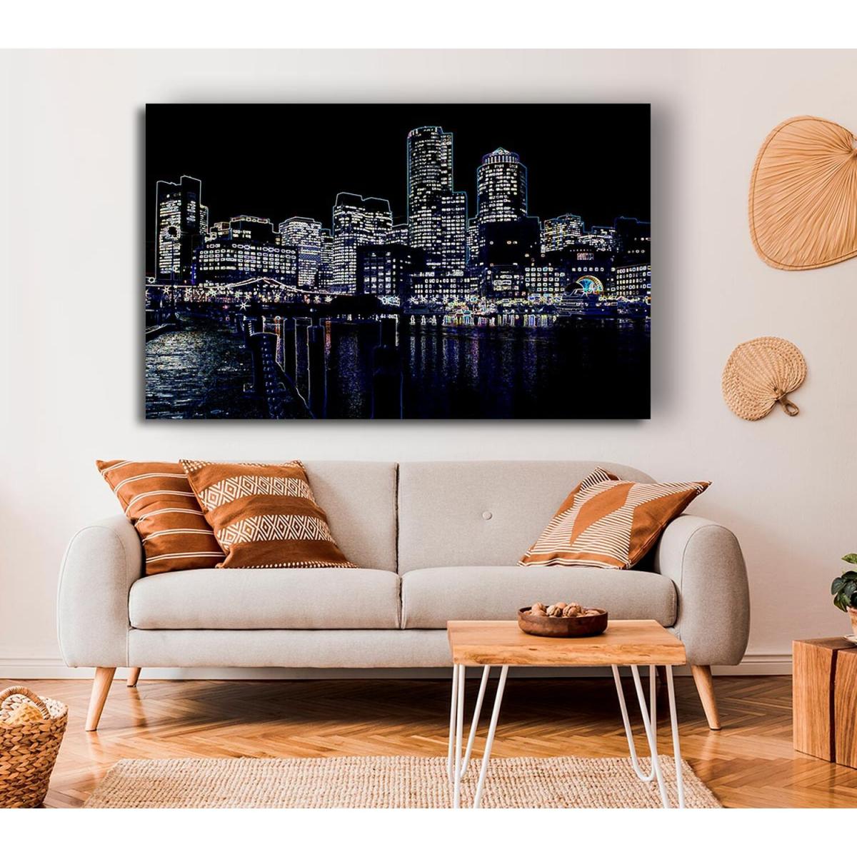 Canada Canvas Print Wall Art - Yellow / 35.56cm – image 3