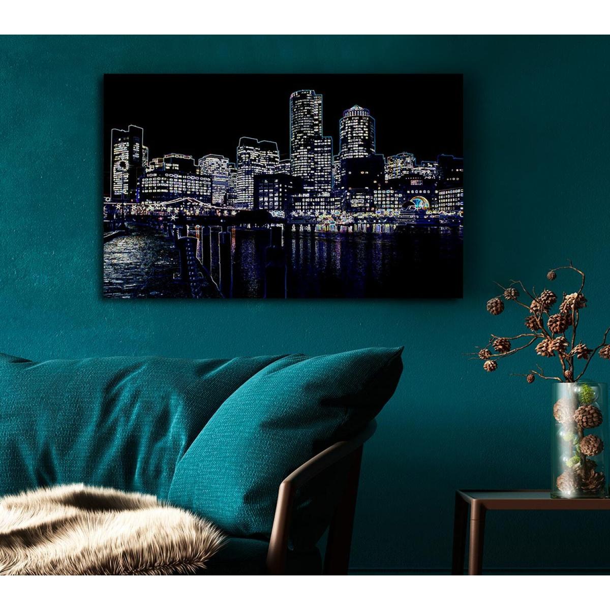 Canada Canvas Print Wall Art - Yellow / 35.56cm – image 4