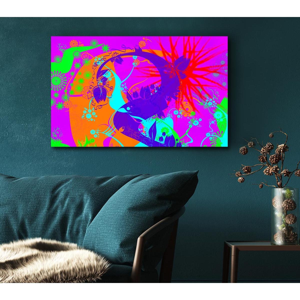 Reaching The Sun Canvas Print Wall Art - Yellow / 101.6cm – image 4
