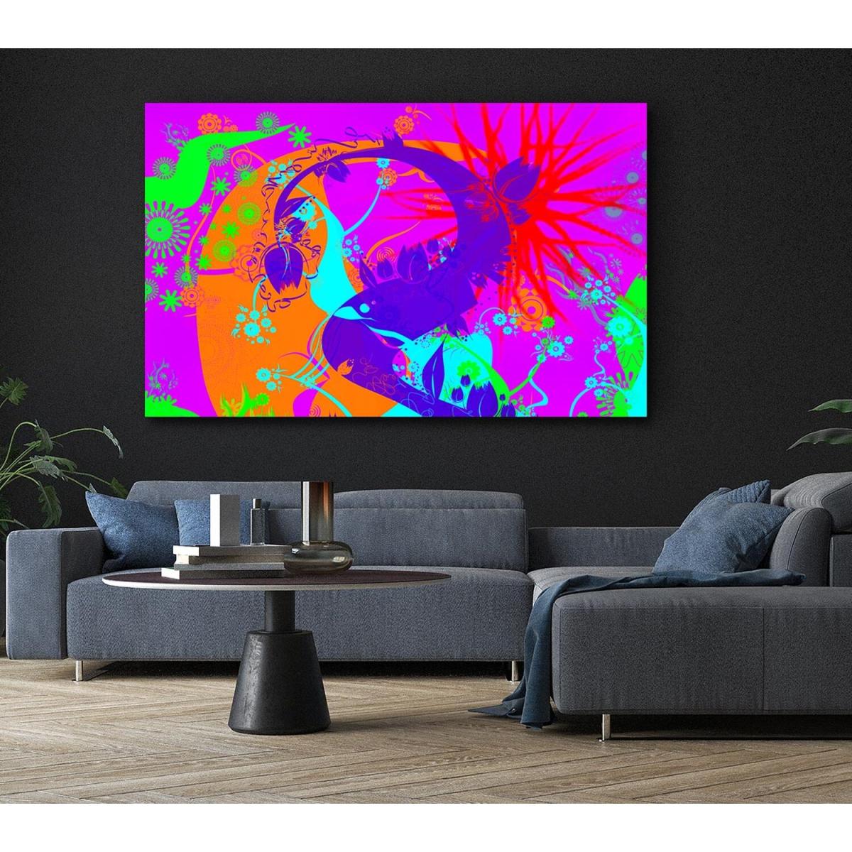 Reaching The Sun Canvas Print Wall Art - Yellow / 101.6cm – image 5
