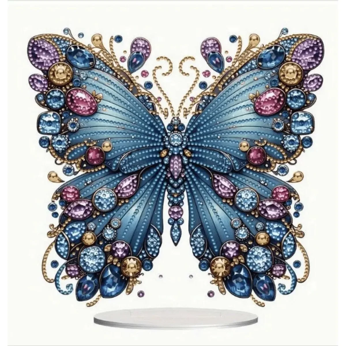 Crystal Butterfly Diamond Painting Art Kit - Multi – image 2