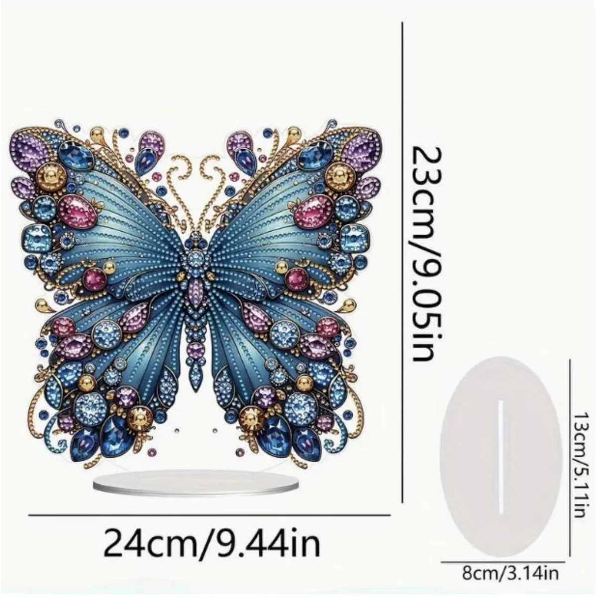 Crystal Butterfly Diamond Painting Art Kit - Multi – image 5