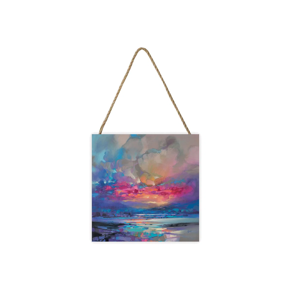 Scott Naismith (Quantum Skye) Wooden Block - White – image 1