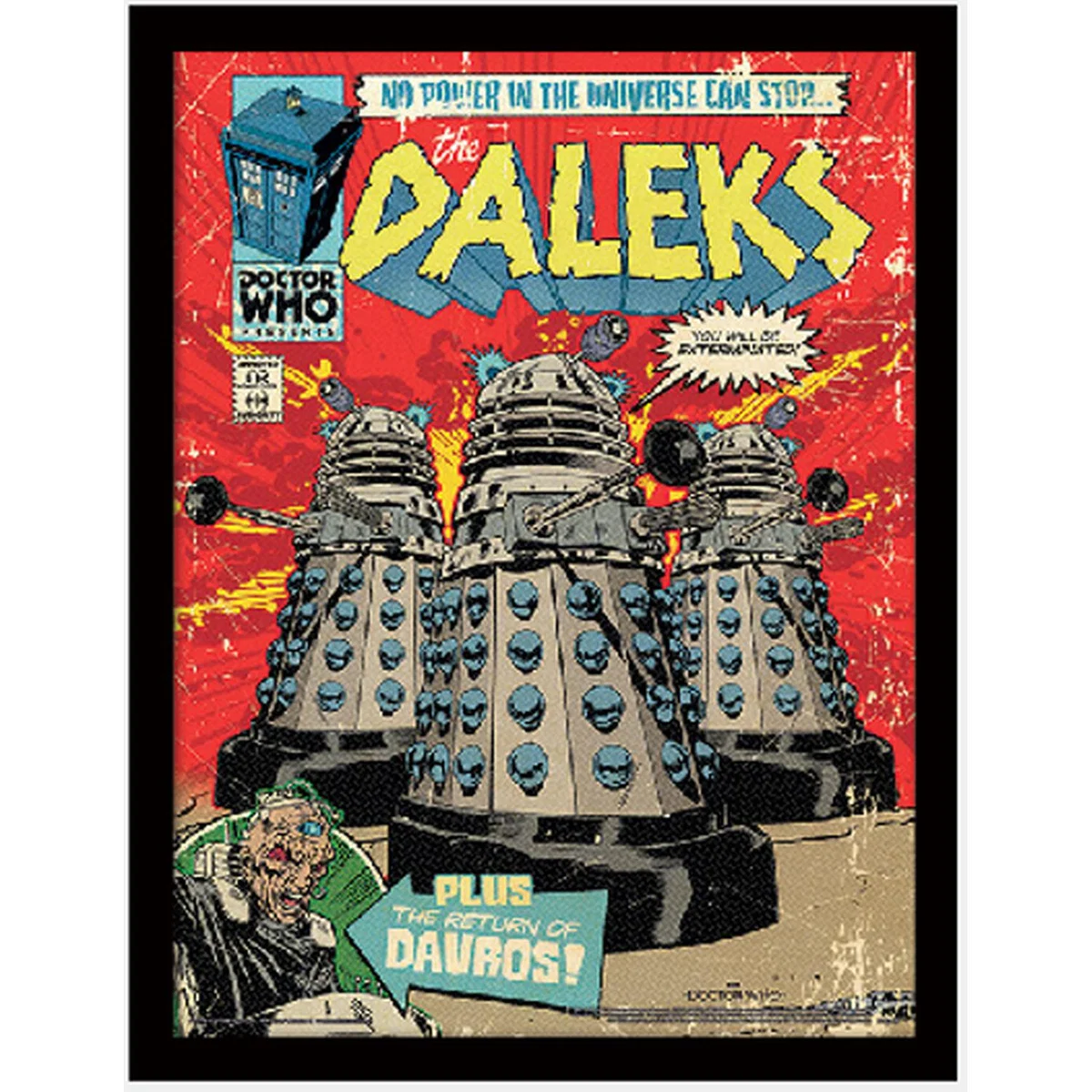 Doctor Who (The Daleks Comic) Framed Print – image 2