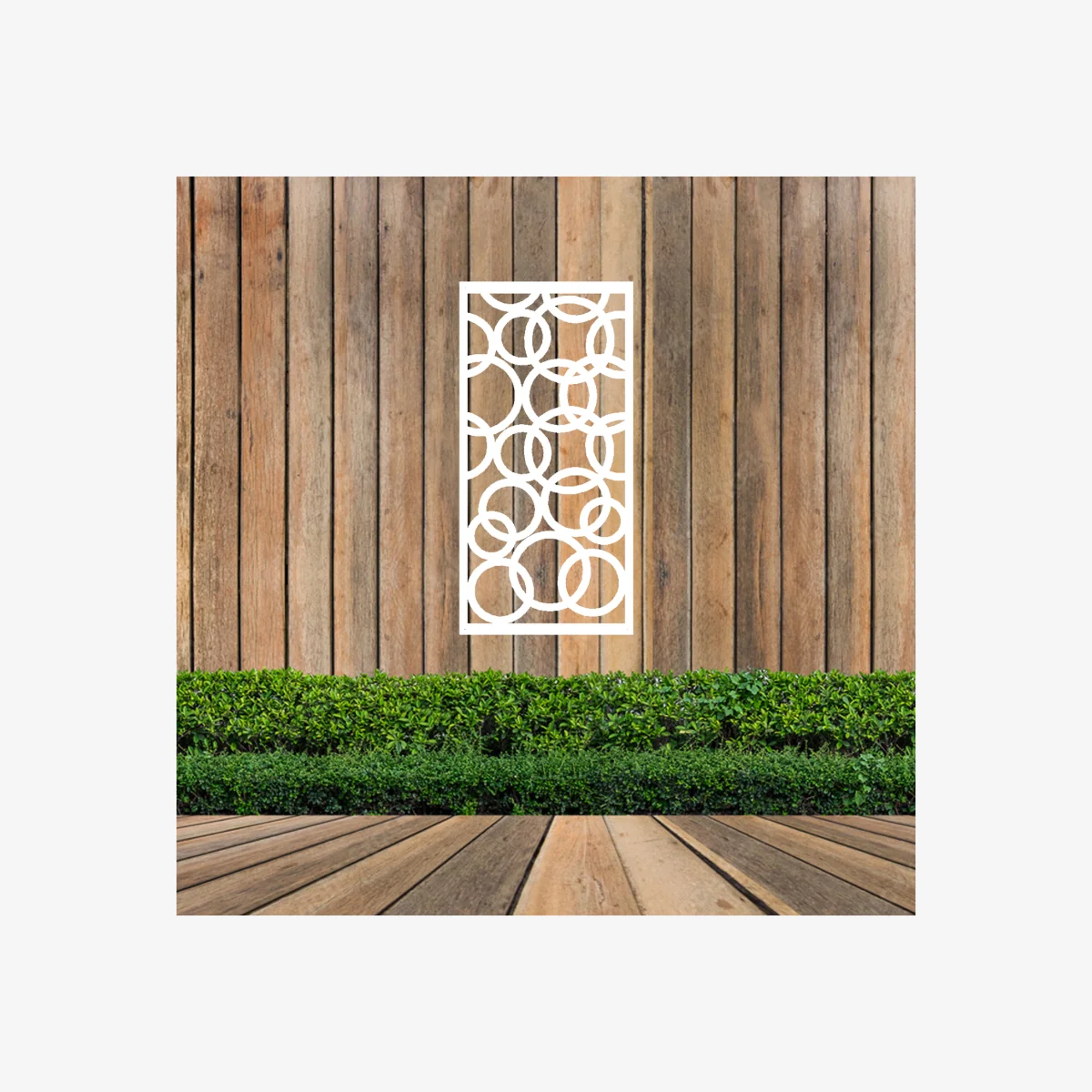 Yersoner Screen Metal Wall Art - White