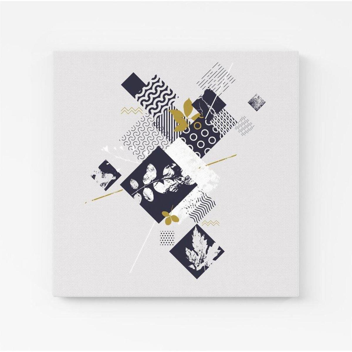 Abstract Botanical Canvas Print - Grey / Small – image 2