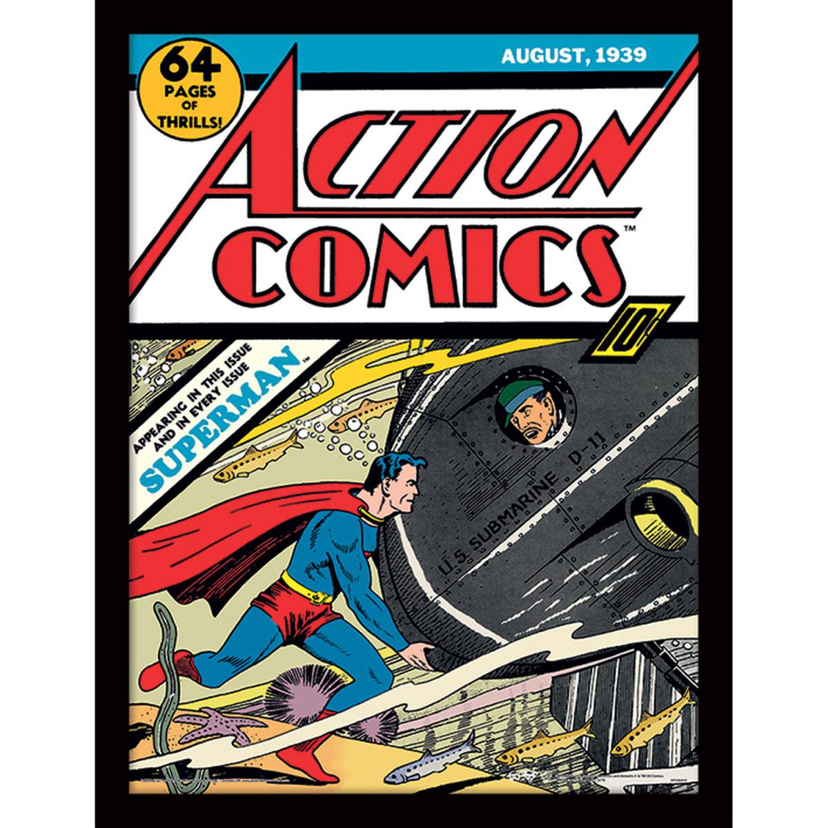 Superman (Submarine Struggle) Framed Print – image 2