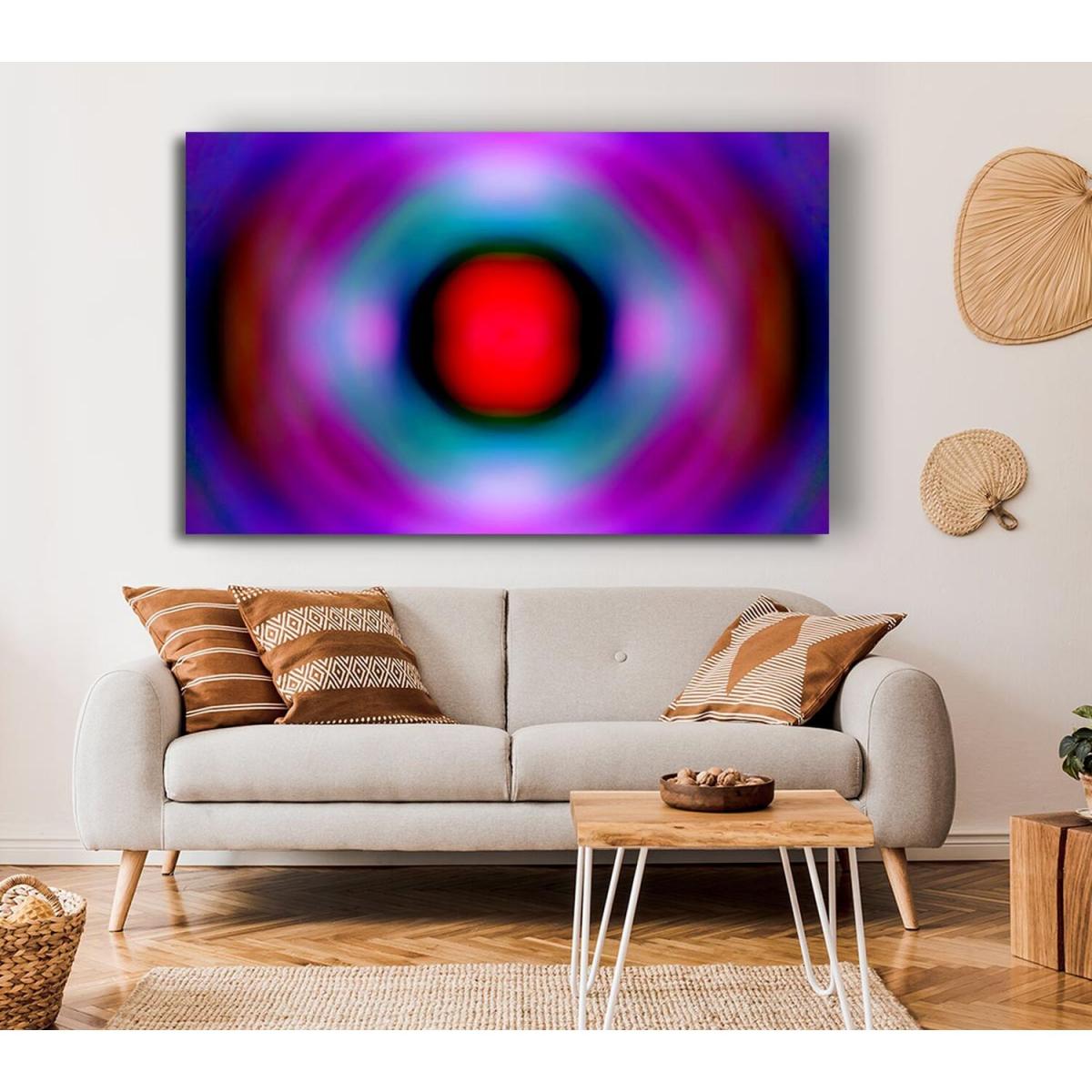 Aura Canvas Print Wall Art - Yellow / 35.56cm – image 4