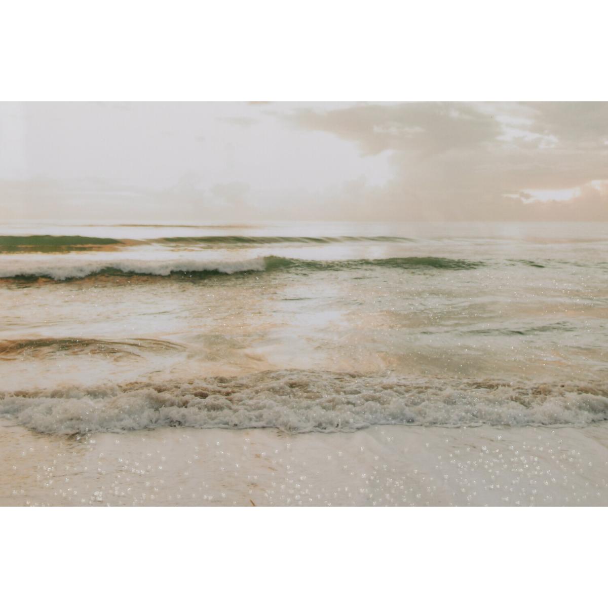 Embellished Seashore Scene Framed Art – image 2