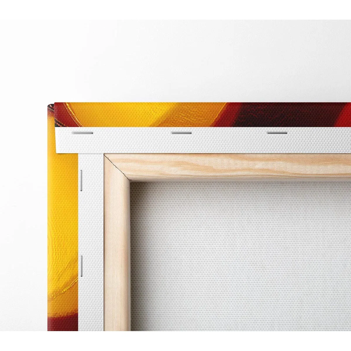 The Joining Of Circles Canvas Print Wall Art - Yellow / 50.8cm – image 2
