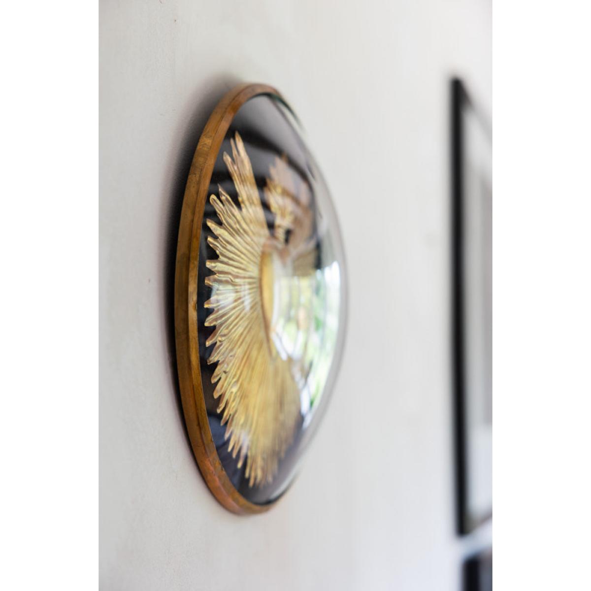 Framed Golden Milagro Heart Decoration – image 4