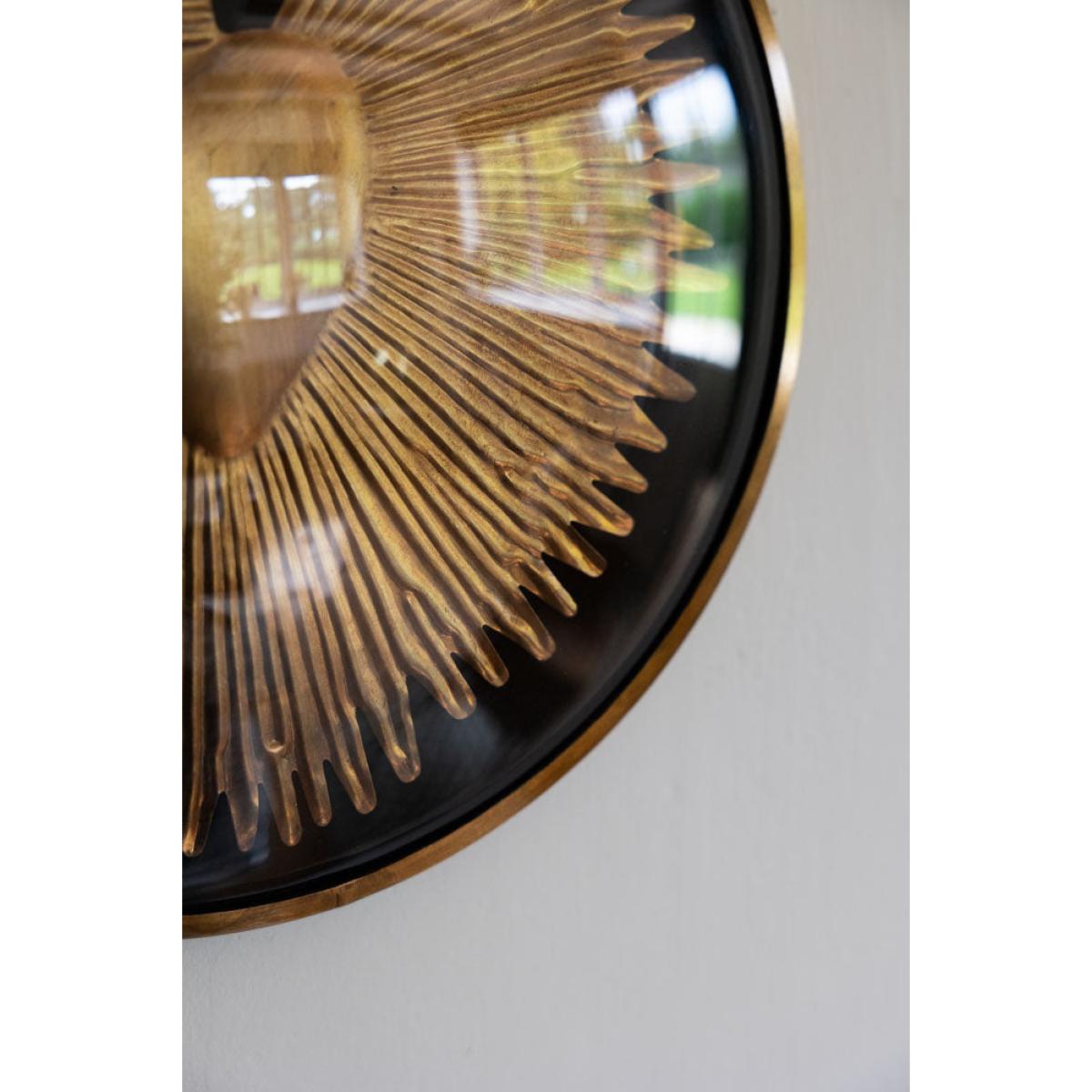 Framed Golden Milagro Heart Decoration – image 7