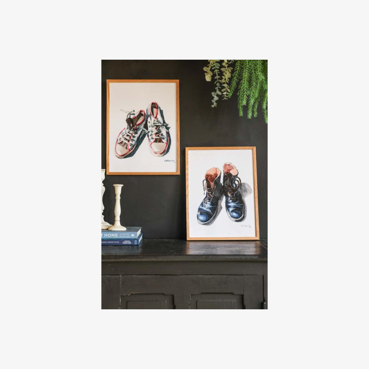 The Boots Framed Art Print – image 1