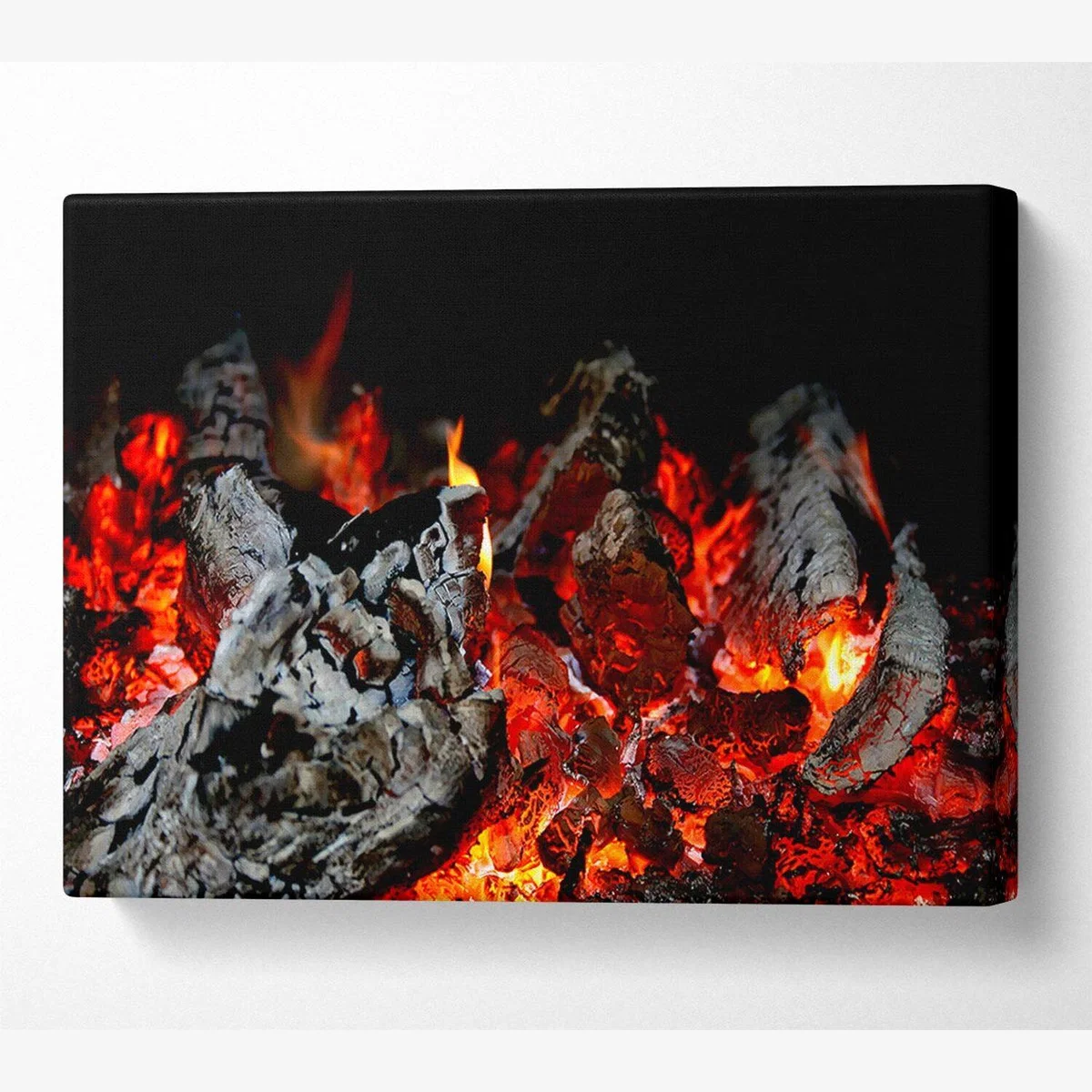 Fire Canvas Print Wall Art - Yellow / 81.28cm – image 1