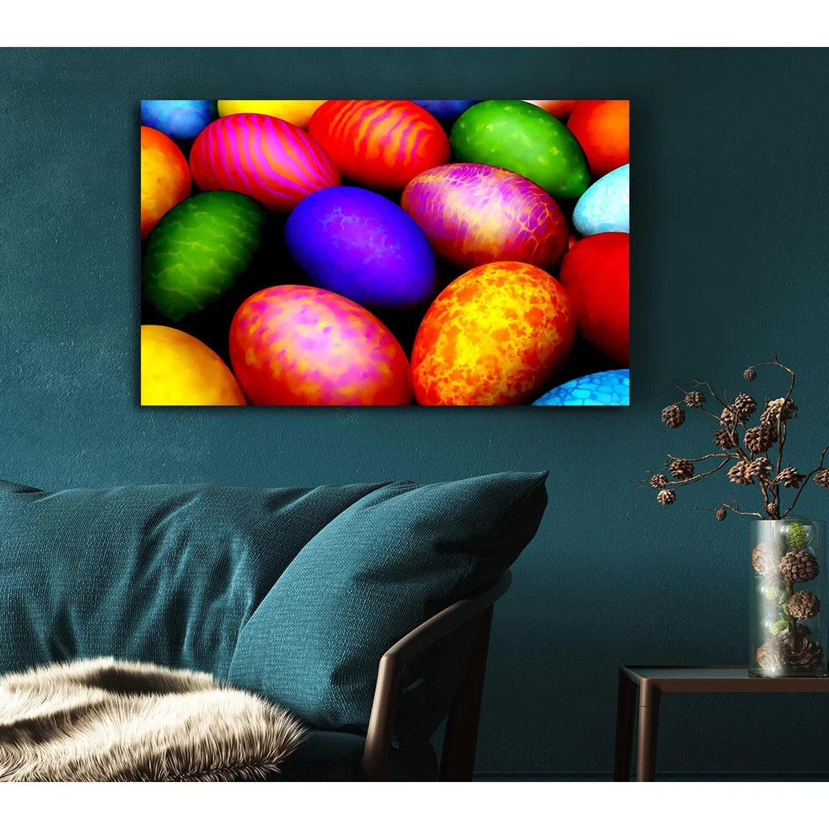Easter Egg Hunt Canvas Print Wall Art - Yellow / 66.04cm – image 5