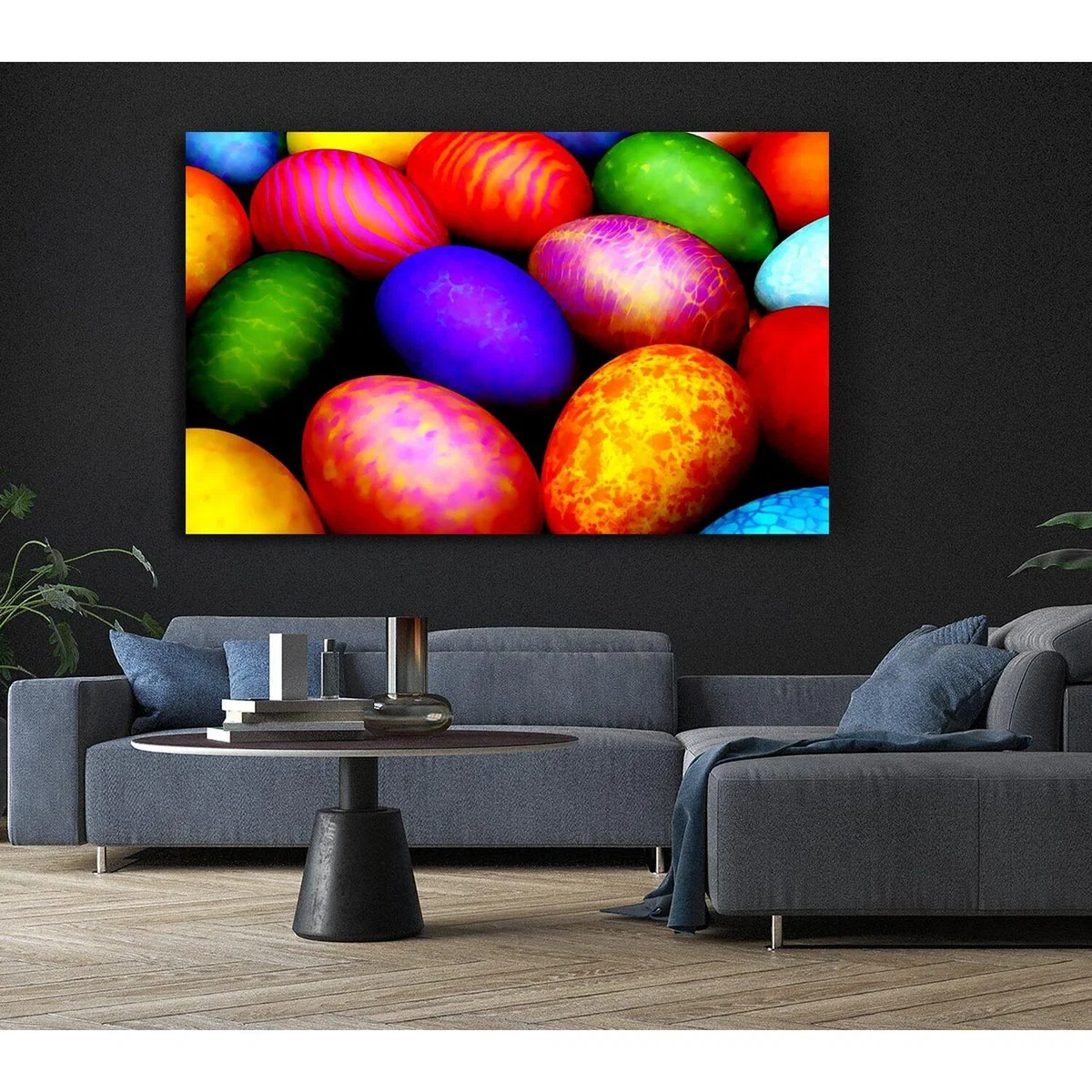 Easter Egg Hunt Canvas Print Wall Art - Yellow / 66.04cm – image 6