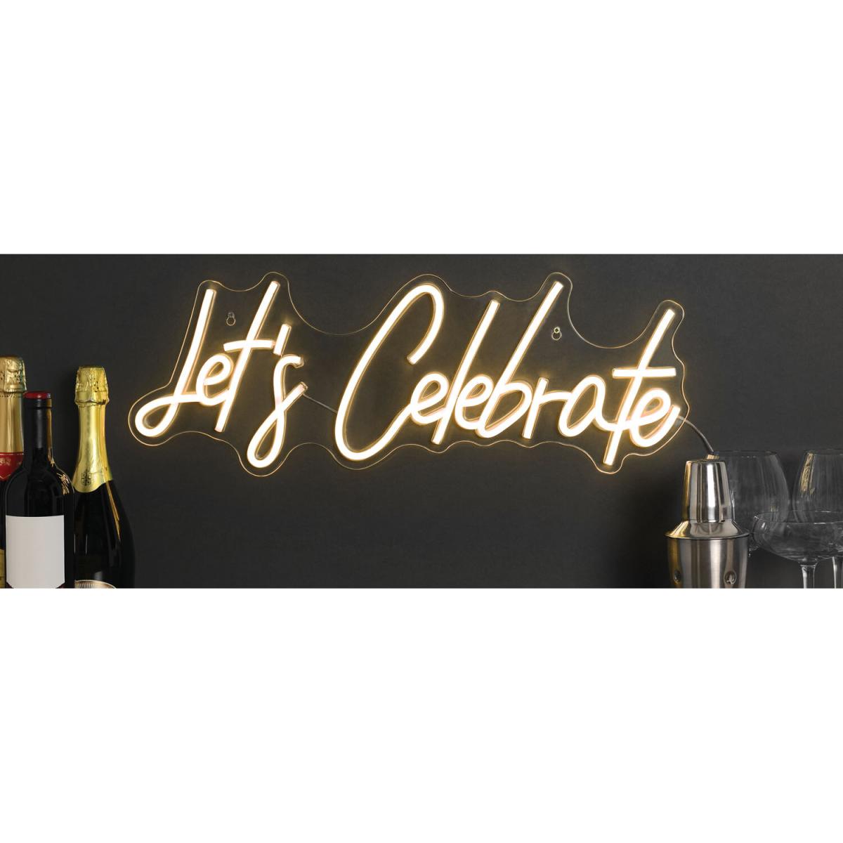 Lets Celebrate LED Neon Sign – image 2