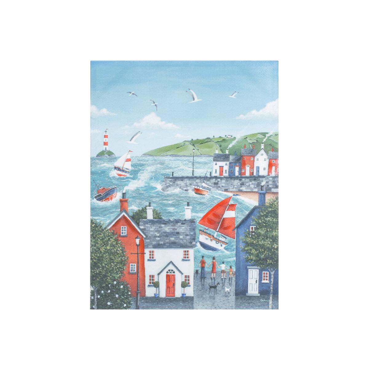 P. Adderley Whimsical Marina Canvas