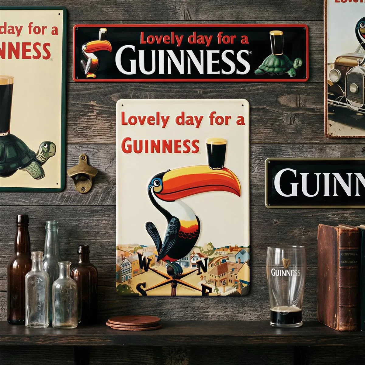 Tortoise Metal Tin Sign - Cream – image 3