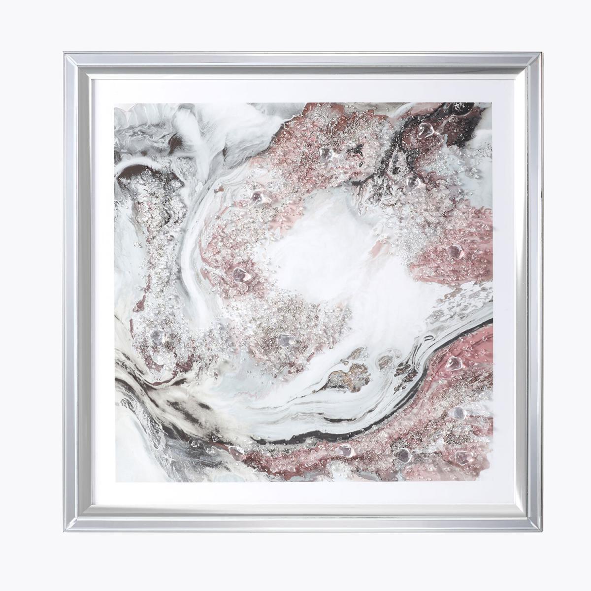 Blush and Grey Abstract Modern Art – image 2