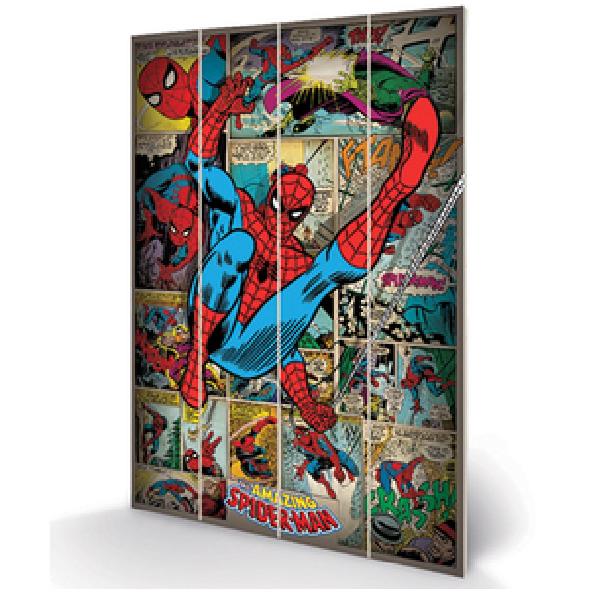 Marvel Comics (Spider-man Retro) Wall Art - Colourful – image 2