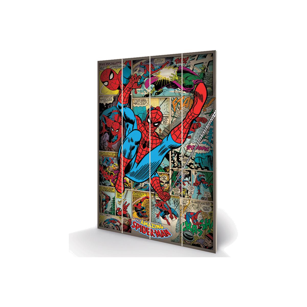 Marvel Comics (Spider-man Retro) Wall Art - Colourful – image 1
