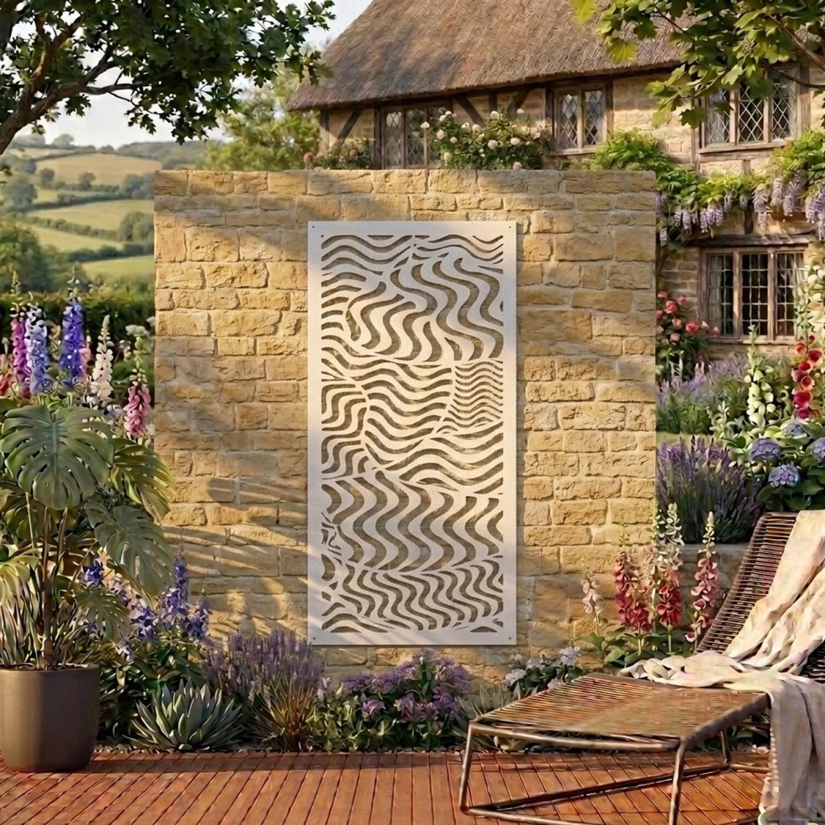 Uley Screen Metal Wall Art - White – image 2