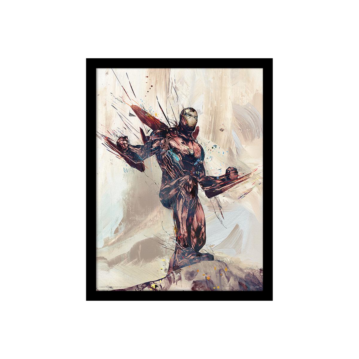 Avengers Infinity War Iron Man Sketch Framed Print – image 1