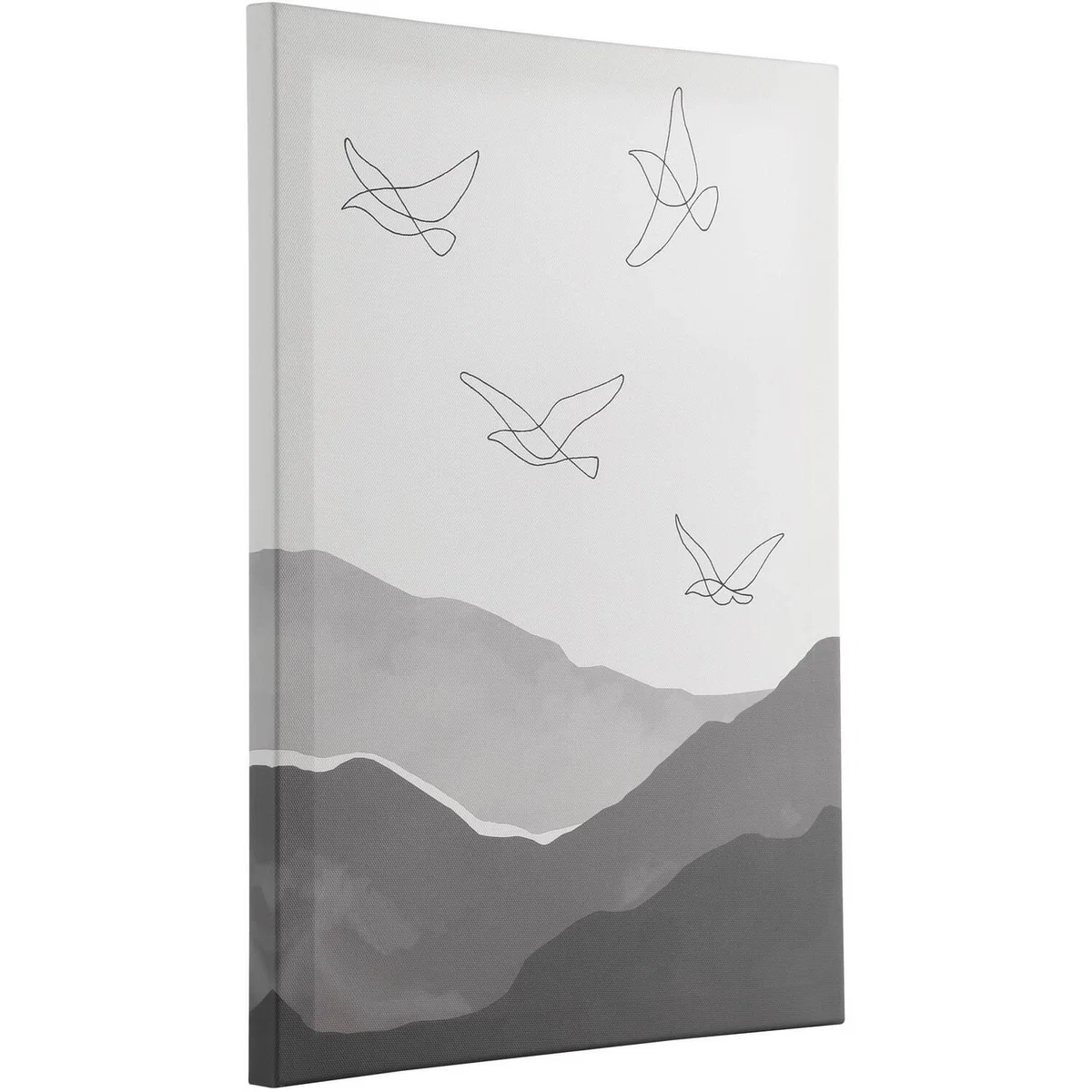 EGLO Alaminos Idyllic Line Art Printed Canvas - white, grey – image 2